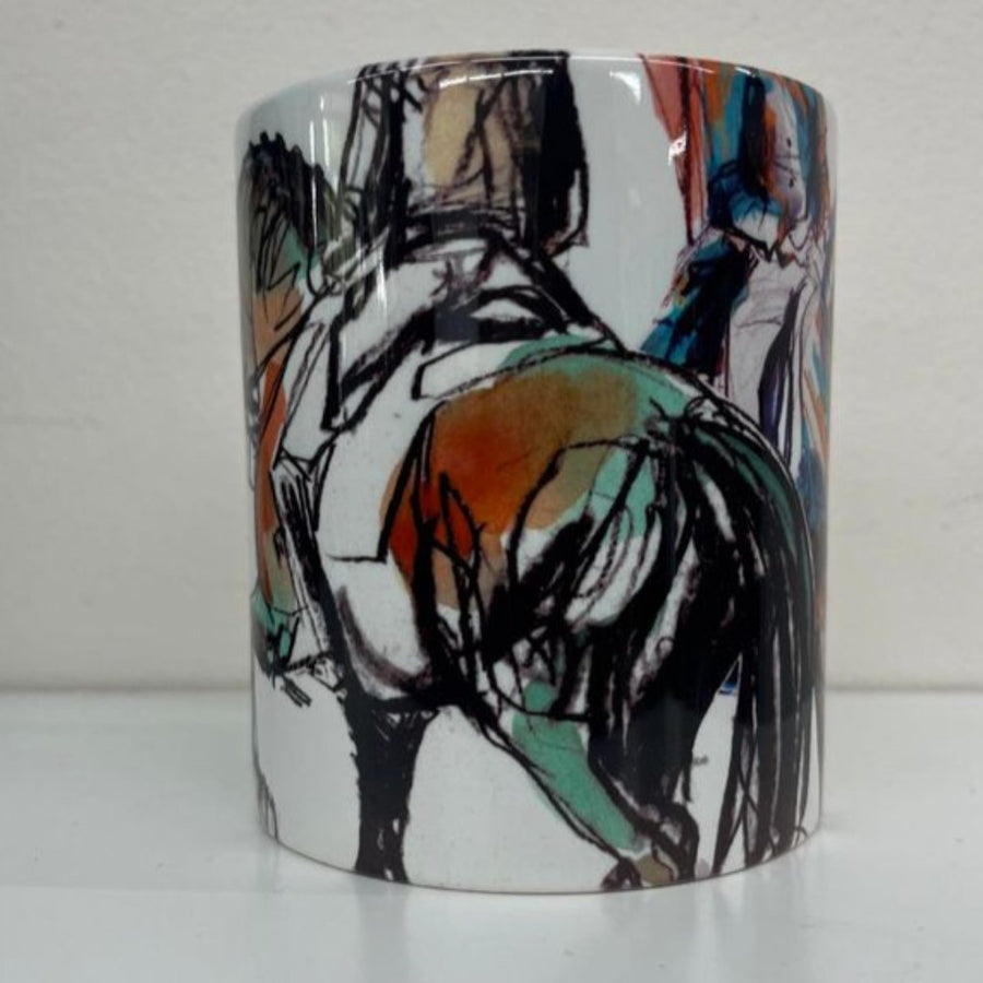 Art of Equestrian Dressage Mug Green