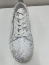 Hinako Greta Sneaker Silver Flower