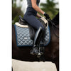 Equestrian Stockholm Dressage Saddle Pad Metallic Blue