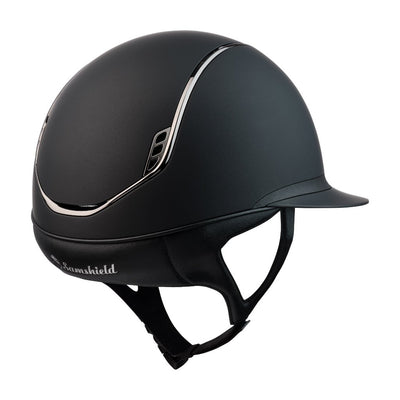 Samshield Miss Shield 2.0 Shadow Matt Helmet Black with 5 Crystals