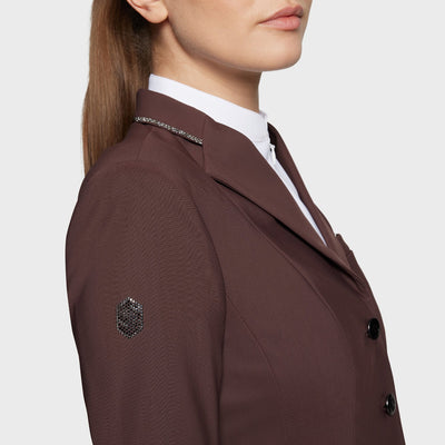 Samshield Victorine Crystal Ladies Competition Jacket Espresso