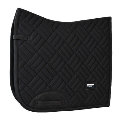 Equestrian Stockholm Dressage Saddle Pad Modern Mesh Black