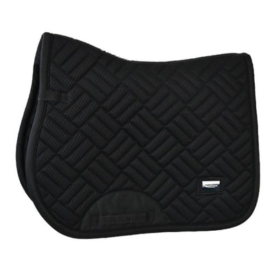 Equestrian Stockholm Jump-All Purpose Saddle Pad Modern Mesh Black