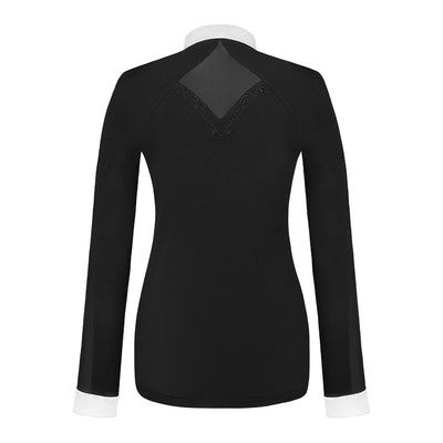 FairPlay Cathrine Long Sleeved Competition Shirt Black-White