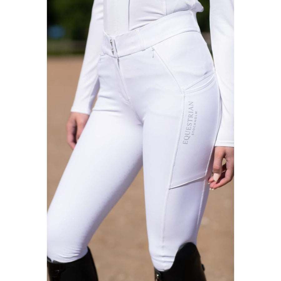 BARE Signature Breeches - White – Bare Equestrian