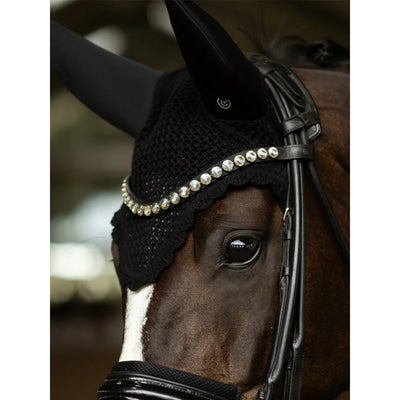 Equestrian Stockholm Soundless Bonnet Clean Black