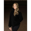 Equestrian Stockholm Teddy Fleece Jacket Black Dark Ocean