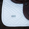 Equestrian Stockholm Jump-All Purpose Saddle Pad Modern White Perfection