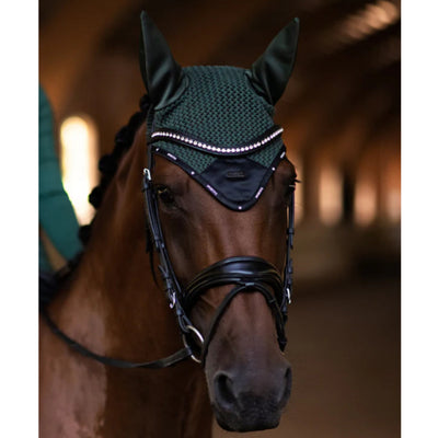 Equestrian Stockholm Ear Bonnet Sportive Sycamore Green FULL