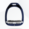 Flex-On Green Composite Inclined Ultra Grip Stirrups NAVY/GREY/GREY