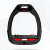 Flex-On SAFE ON Stirrups Inclined Ultra Grip BLACK/BLACK/RED