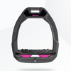 Flex On SAFE ON Stirrups Inclined Ultra Grip DARK GREY/BLACK/HOT PINK