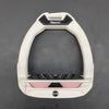 Flex On SAFE-ON Stirrups Inclined Ultra Grip WHITE/WHITE/LIGHT PINK