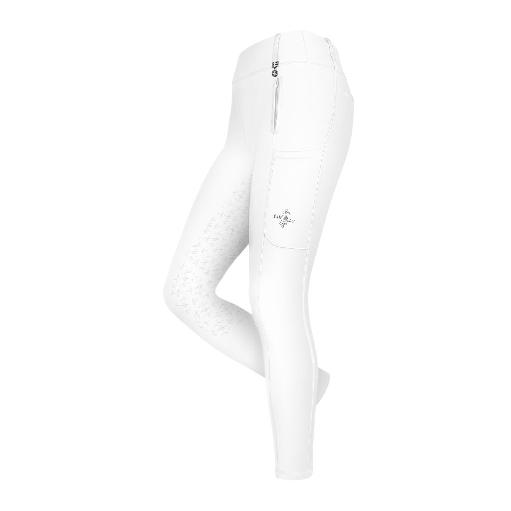 FairPlay Altea Riding Tights WHITE - Horse in the Box