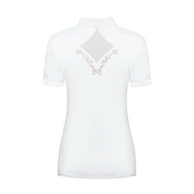 FairPlay Cathrine Short Sleeved Competition Shirt with RoseGold Details