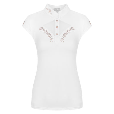 FairPlay Catherine Sleeveless Competition Shirt with RoseGold