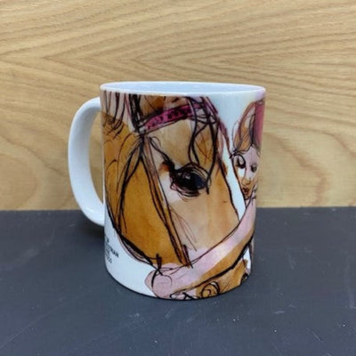 Art of Equestrian Horse Girl Mug