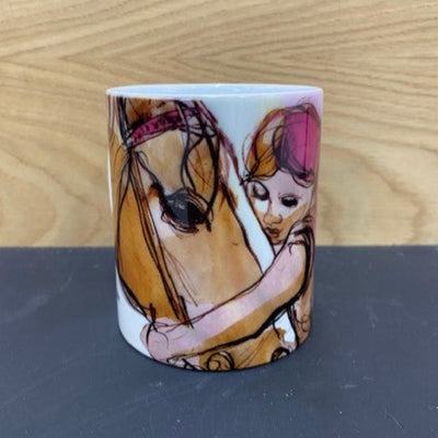 Art of Equestrian Horse Girl Mug