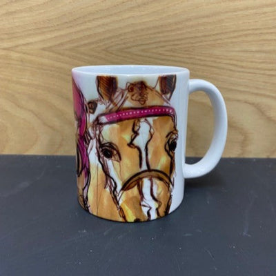 Art of Equestrian Horse Girl Mug