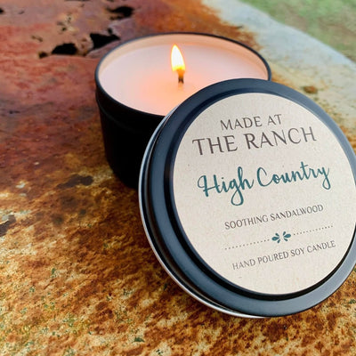 Made at the Ranch Small Tin Candle