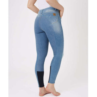 Horze Kaia Ladies Denim Full Seat Breeches