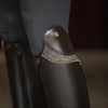 Cavallo Insignis Slim Dressage Boots with Wave Brogue and Lizard Top Mocca