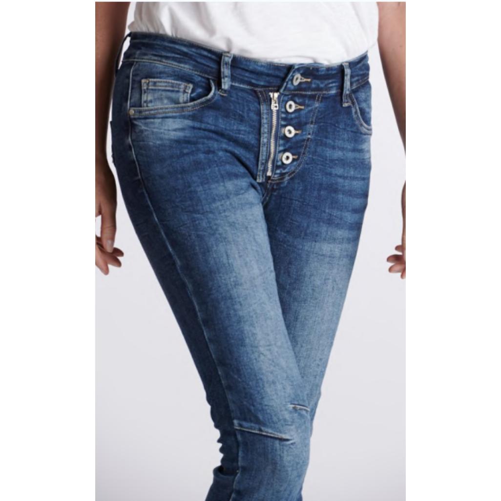 Jeans with star pockets best sale