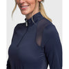 Kastel Denmark Long Sleeve Sunshirt Mesh Shoulder Navy