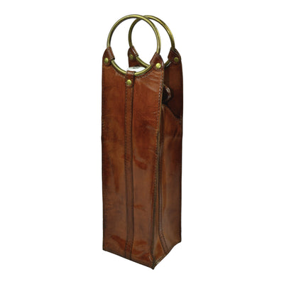 Leather Wine Holder Single