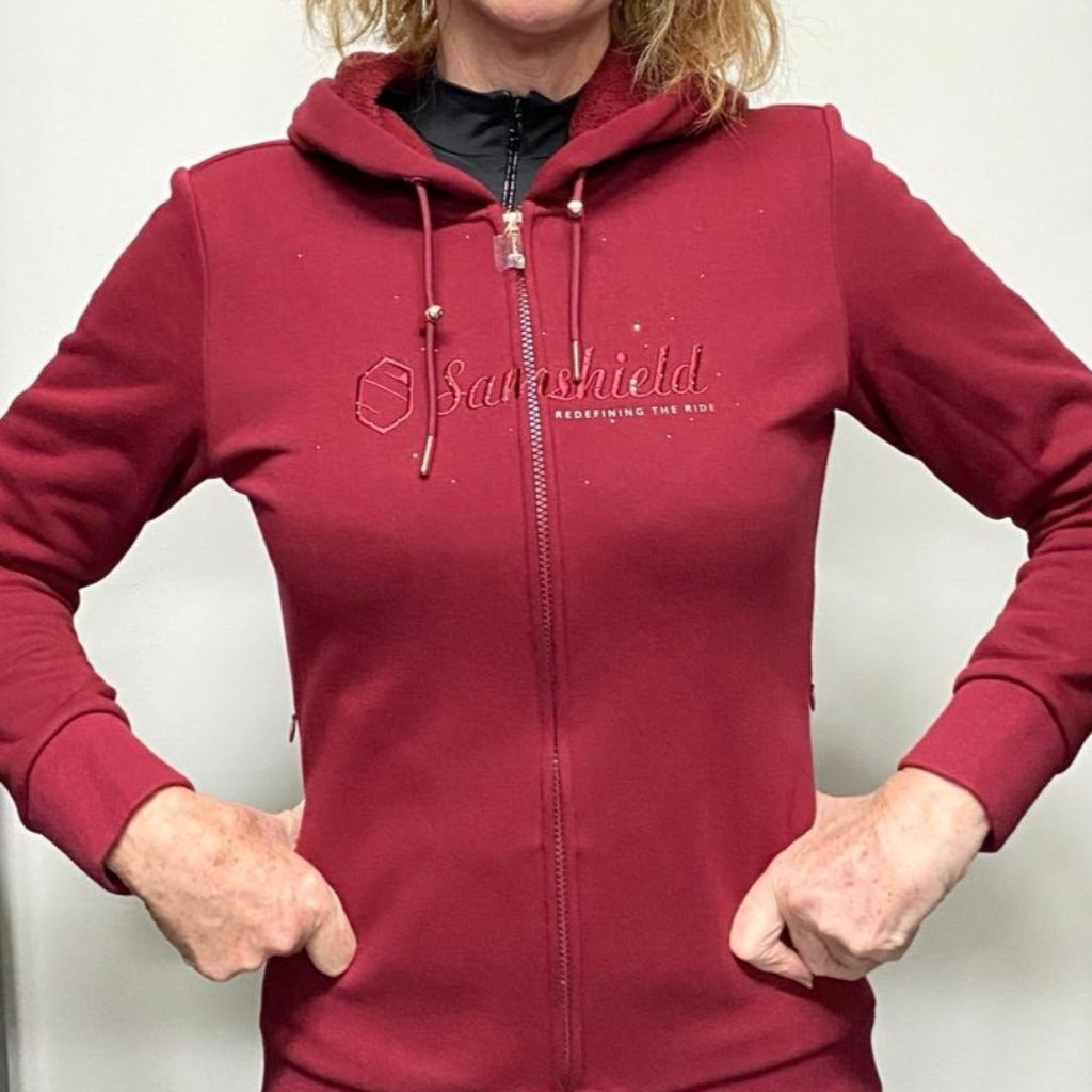 Samshield Bonita Hooded Sweatshirt with Crystal Detail - Horse in