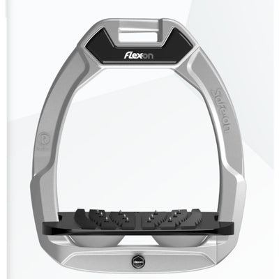 Flex-On SAFE ON Stirrups Inclined Ultra Grip LIGHT GREY/BLACK/GREY