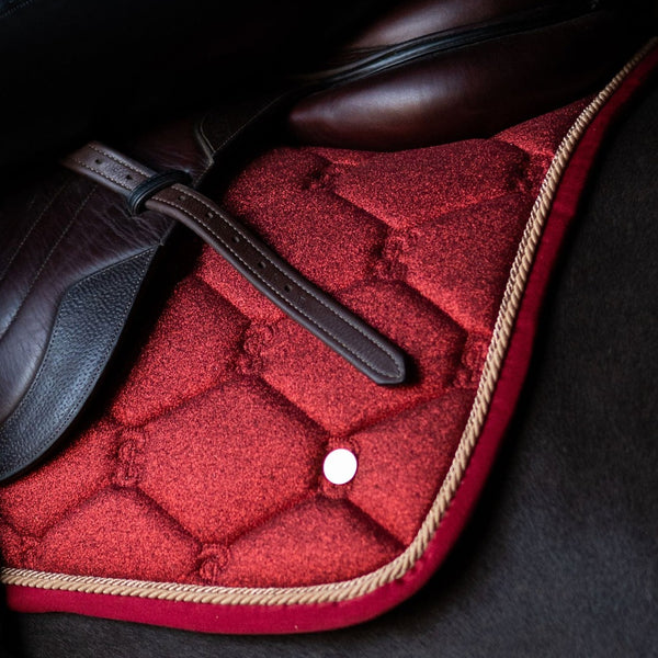 Stardust Dressage (Red/Gold) - 1110-071-376-003 - Saddle Pads