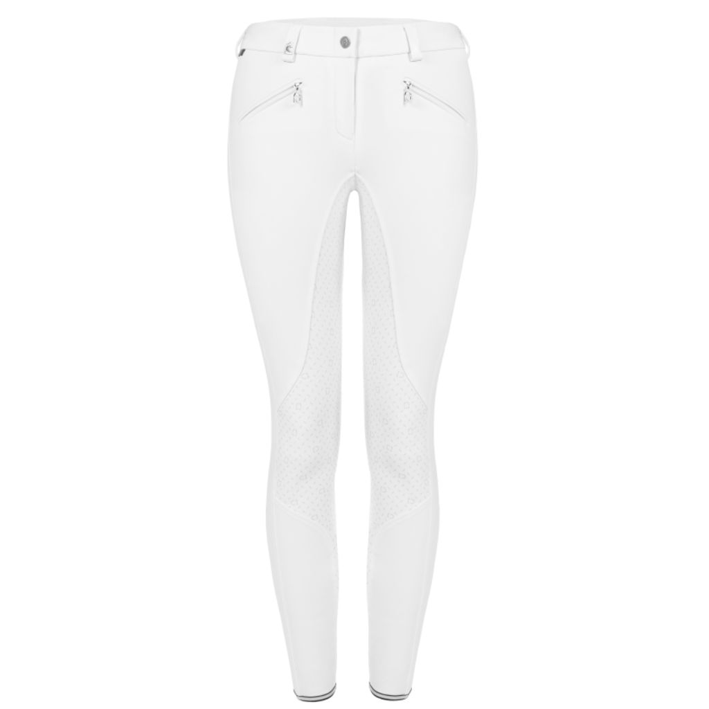 Horse Riding Leggings Competition Full Seat-White