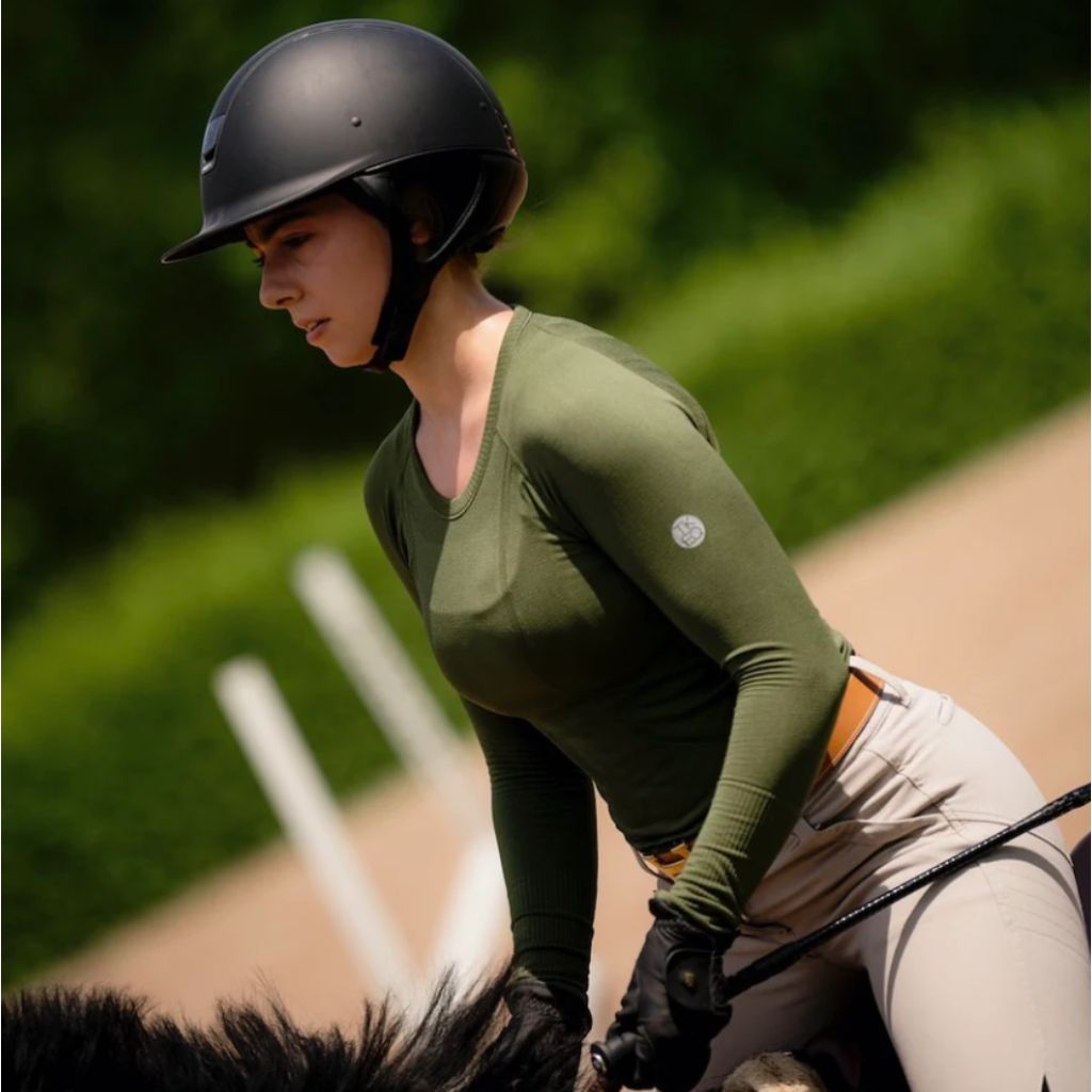 TKEQ Kennedy Seamless Long Sleeve Baselayer - Horse in the Box